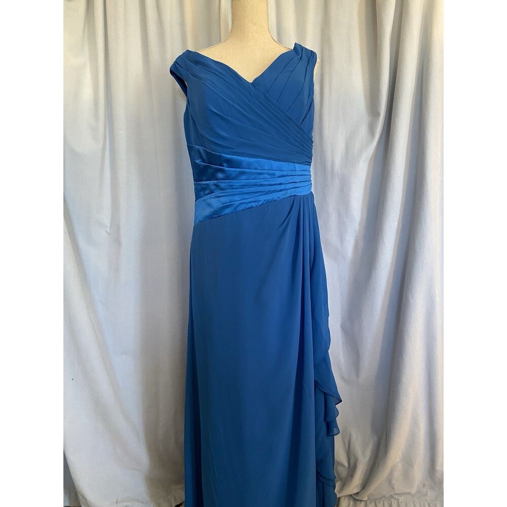 BEAUTIFUL BLUE Christina Wu Mother Of The Bride Dress Size 16 Bust 40"